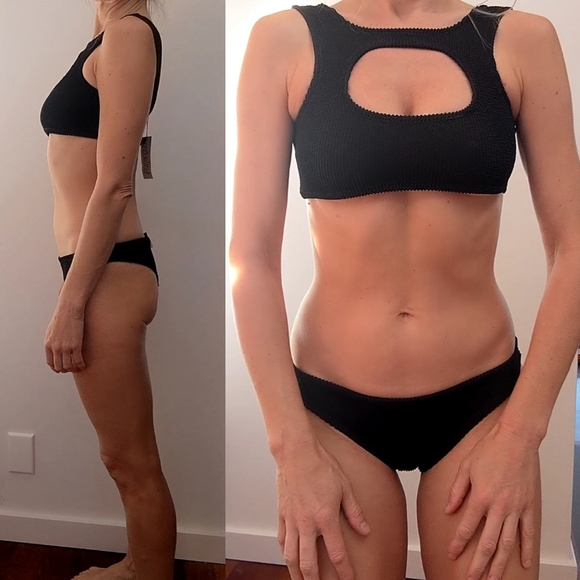 Nwt Rielli Ssense DUNE nrg Sahara cut out black bikini s - Picture 3 of 5